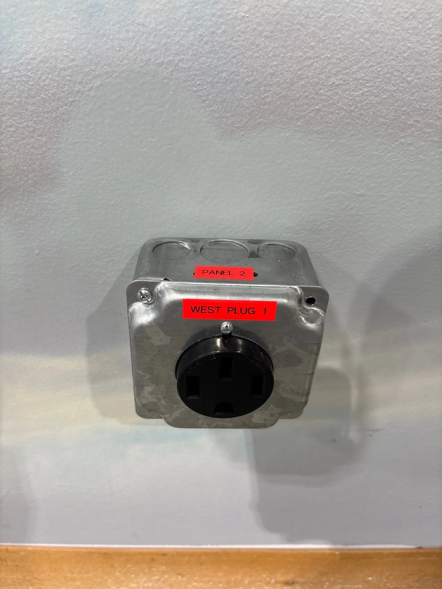 Weatherproof twist-lock receptacle on a pedestal