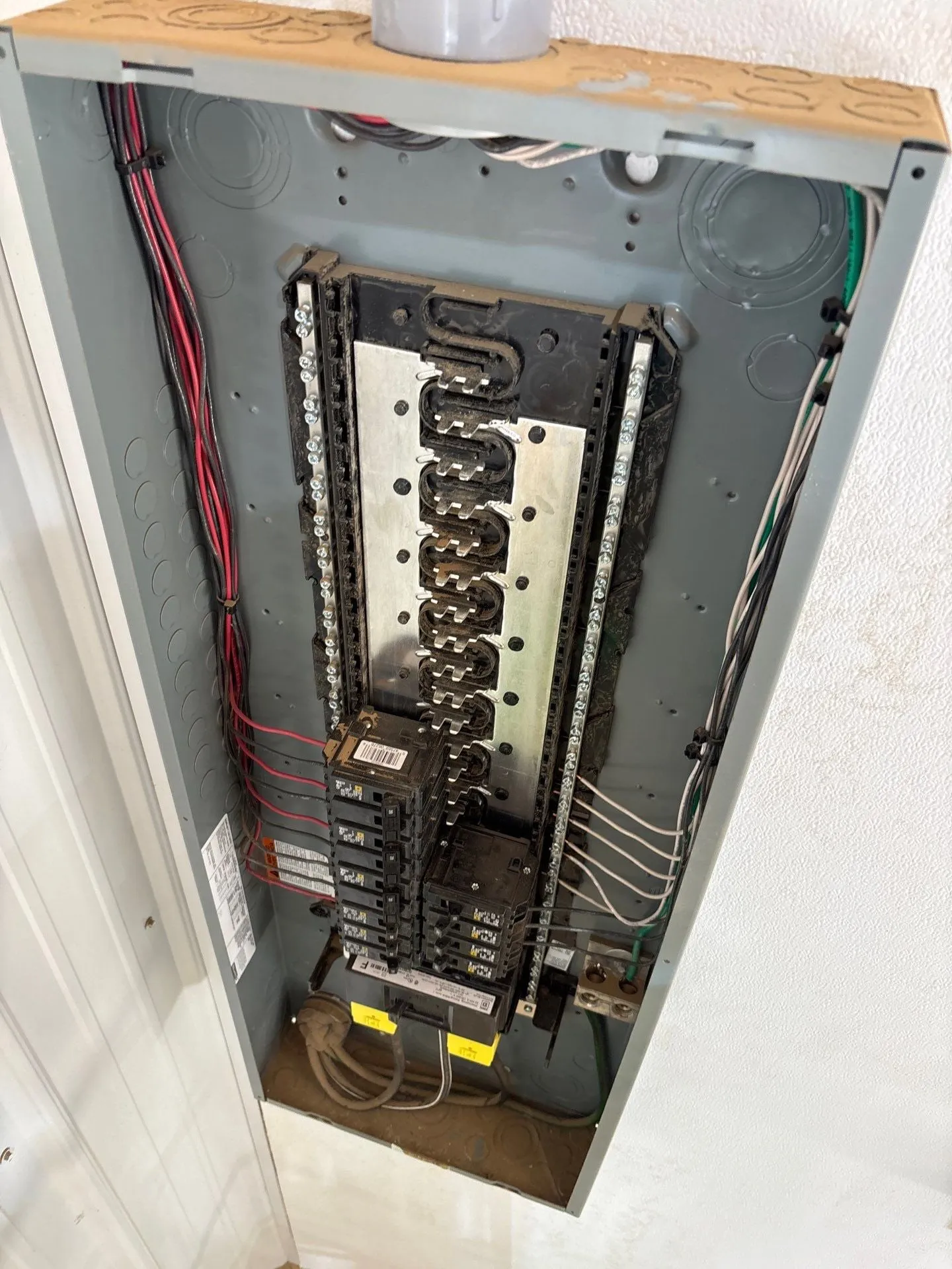 New electrical panel wired in the warehouse